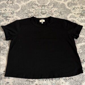 Tuckernuck Black Cotton Tee Minimalist